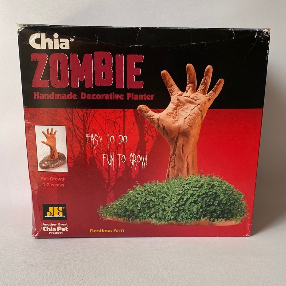 Chia Zombie Handmade Decorative Planter